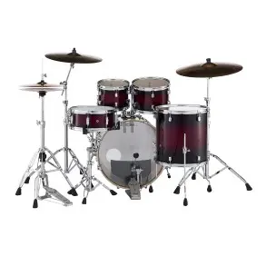 Bateria Pearl Decade Maple 5 Cuerpos Gloss Deep Red Burst