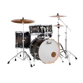 Bateria Pearl Decade Maple 5 Cuerpos Black Satin Amburst