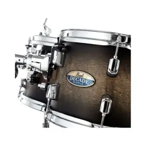 Bateria Pearl Decade Maple 5 Cuerpos Black Satin Amburst
