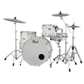 Bateria Pearl Decade Maple 3 Cuerpos White Satin pearl