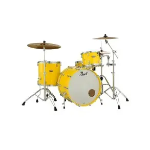 Bateria Pearl Decade Maple 3 Cuerpos Bombo 24 Solid Yellow