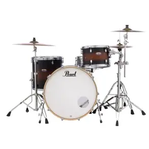 Bateria Pearl Decade Maple 3 Cuerpos Satin Brown Burst