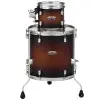 Bateria Pearl Decade Maple 3 Cuerpos Satin Brown Burst