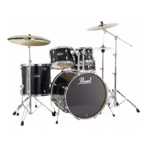 Bateria Pearl Export Laqued 5 Cuerpos Black Smoke EXL725FP/C 248