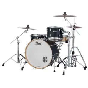 Bateria Pearl Master Maple Complete 3 Cuerpos Matte Black Mist