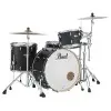 Bateria Pearl Master Maple Complete 3 Cuerpos Matte Black Mist