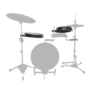 Pack De Toms Pearl Compact Traveller 10'' Y 14'' + Accesorios