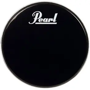 Parche Pearl 18" Protone Negro Capa Simple PTH-18PL