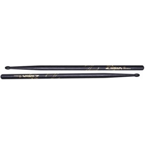 Palillos Zildjian 5B Punta Madera Hickory Negro