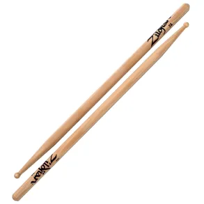 Palillos Zildjian 7A Punta Madera Natural Hickory