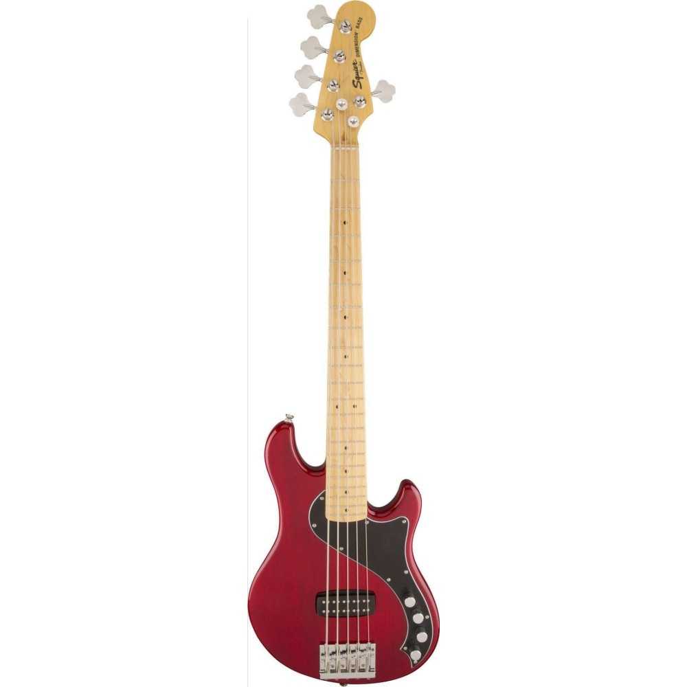 Bajo eléctrico Squier Deluxe Series Dimension Bass V 5 cuerdas Crimson red