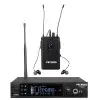 Sistema Monitoreo Intraural Stereo In Ear Profesional UHF Frecuencia Variable + Auricular