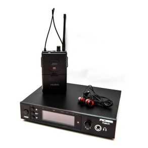 Sistema Monitoreo Intraural Stereo In Ear Profesional UHF Frecuencia Variable + Auricular