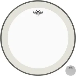 Parche Remo 18" Powerstroke 4 Transparente Doble Capa Con Falam P4-1318-C2