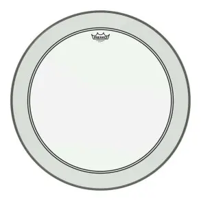 Parche Remo 24" Powerstroke 3 Transparente Capa Simple Con Falam P3-1324-C2