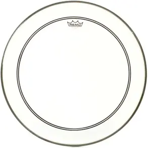 Parche Remo 22" Powerstroke 3 Transparente Capa Simple P3-1322-BP
