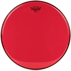 Parche Remo 16" Colortone Transparente Doble Capa Rojo BE-0316-CT-RD