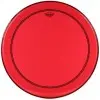 Parche Remo 24" Colortone Transparente Capa Simple Rojo P3-1324-CT-RD