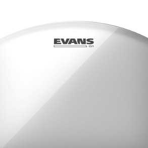 Parche Evans 15" G1 Transparente Capa Simple TT15G1