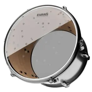 Parche Evans 14" Hibryd Transparente Doble Capa TT14HG