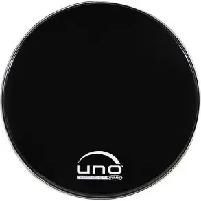 Parche Uno by Evans 22" Eq3 Negro Capa Simple UBD22RB