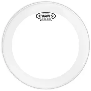 Parche Evans 22" EQ4 Transparente Capa Simple Con Falam BD22GB4
