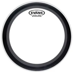 Parche Evans 16" Emad Transparente Capa Simple BD16EMAD