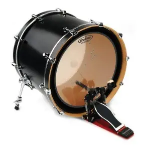 Parche Evans 16" Emad Transparente Capa Simple BD16EMAD