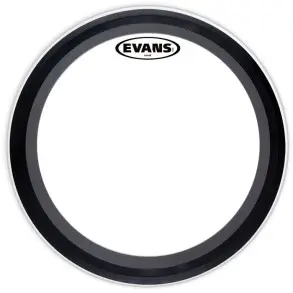 Parche Evans 18" Emad Transparente Capa Simple Con Falam BD18EMAD