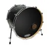 Parche Evans 22" Emad Negro Capa Simple con Agujero BD22REMAD