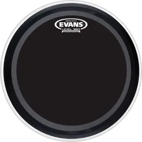 Parche Evans 22" Emad Onyx Negro Capa Simple BD22EMADONX