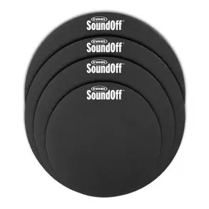 Evans SET DE SORDINAS 12", 13", 14" Y 16" Parches
