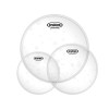 Evans TOM PACK HIDRAULICO CAPA DOBLE CLEAR 10", 12" Y 16" Parche