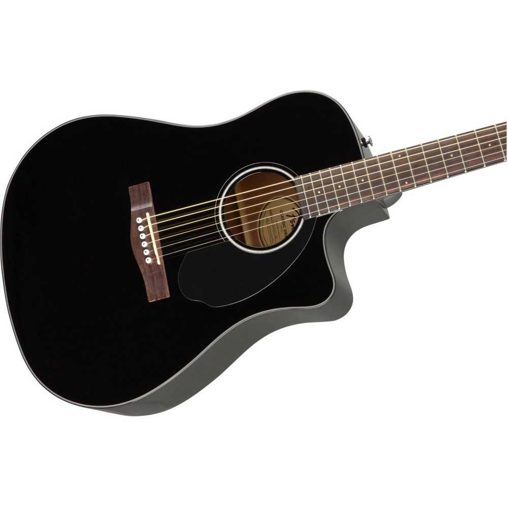 Guitarra Electroacustica Fender CD-60SCE Negra