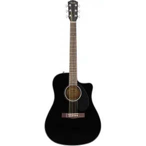 Guitarra Electroacustica Fender CD-60SCE Negra
