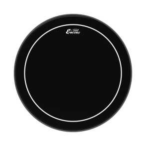 Parche Remo Encore 15" Pinstripe Negro Doble Capa Ebony EN-0015-PS