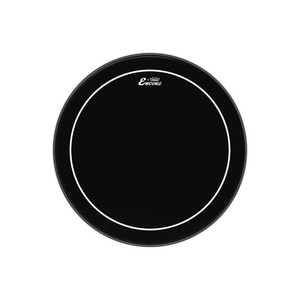 Parche Remo Encore 15" Pinstripe Negro Doble Capa Ebony EN-0015-PS