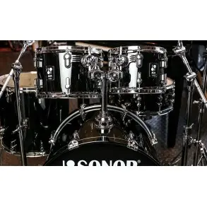 Bateria Sonor AQ1STAGE Piano BLACK Soportes Incluidos