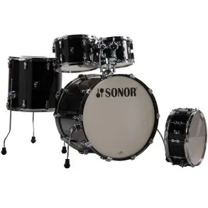 Bateria Sonor Aq2 Stage Maple Transparent Satin Black