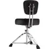 Banqueta Pearl Tipo Moto con respaldo Regulable con Rosca D-2500BR