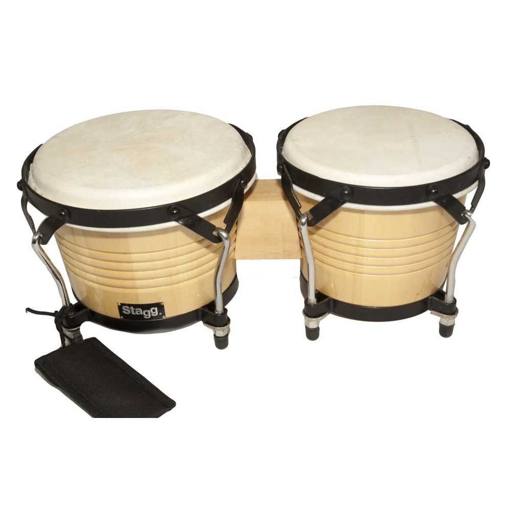 Bongoe Stagg Latino de madera 6.5" y 7.5" BW200 Natural