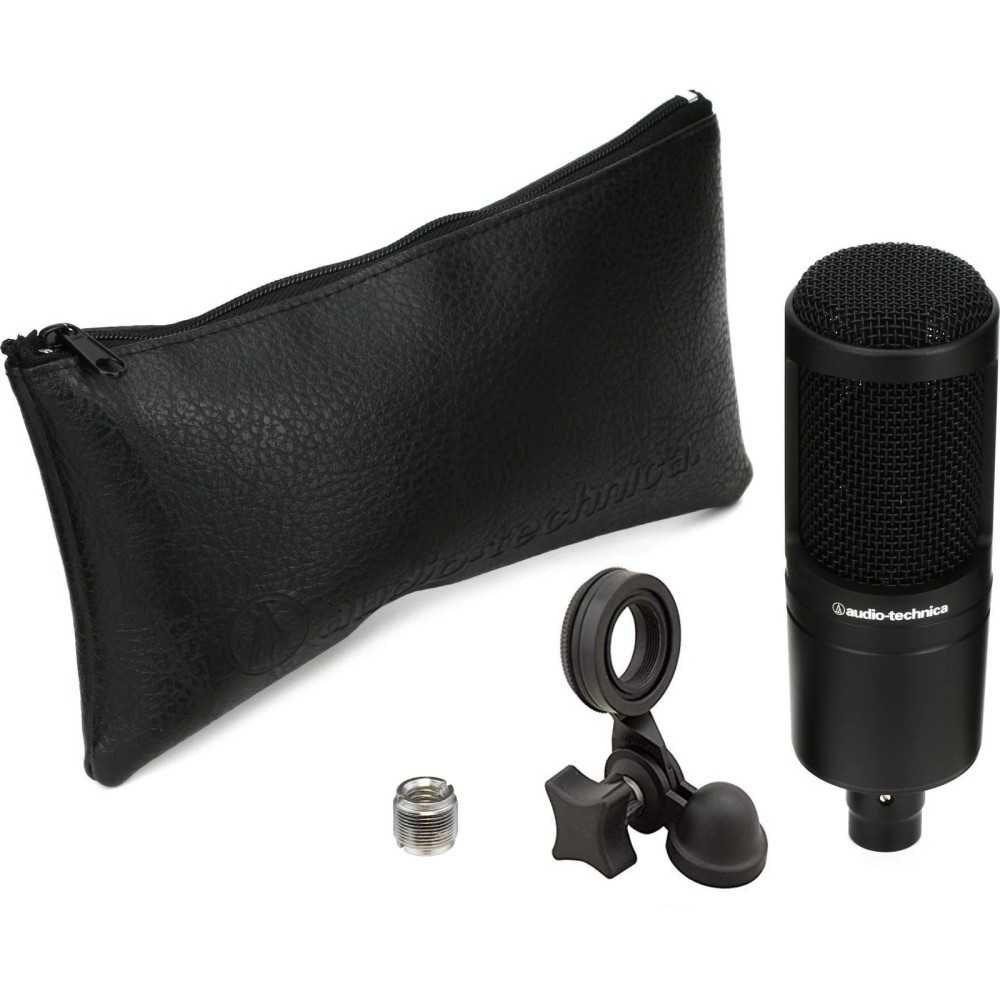 Audio Technica AT2020 Microfono Condenser Cardiode para Estudio