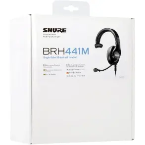 Auriculares Shure Intercomunicador BRH440M