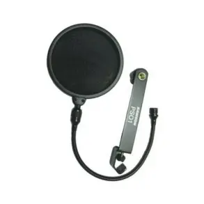 Pop Filter Con Cuello De Ganso, Filtro Dual De 4.75" Anti Pop