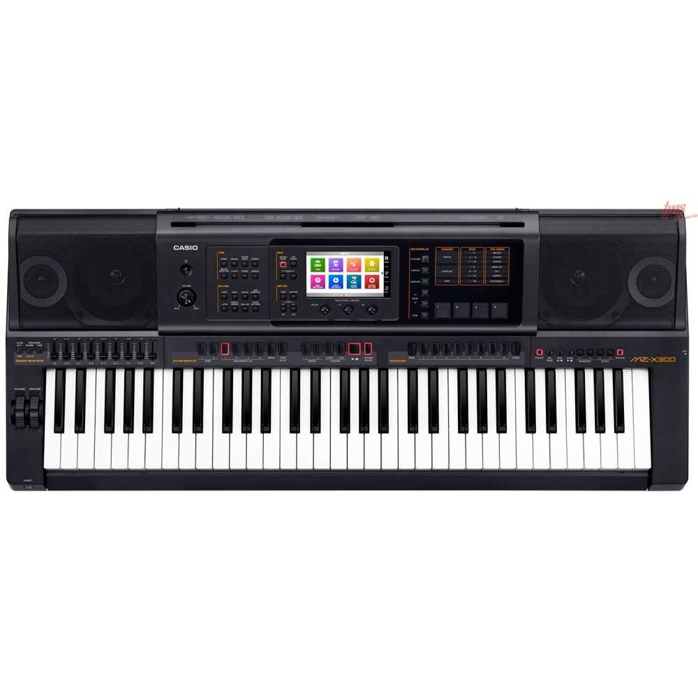 Teclado Casio MZ-X300 5 Octavas Pantalla Tactil Conexion USB y MIDI