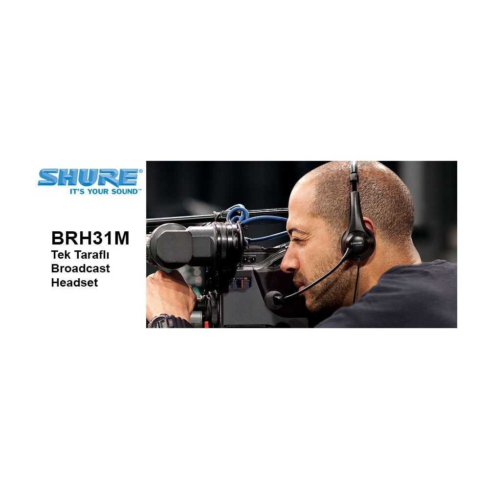 Auriculares Shure Radiodifusión y Producción BRH31M