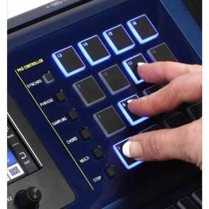 Teclado Casio MZ-X500 5 Octavas Pantalla Tactil Conexion USB y MIDI Color Azul