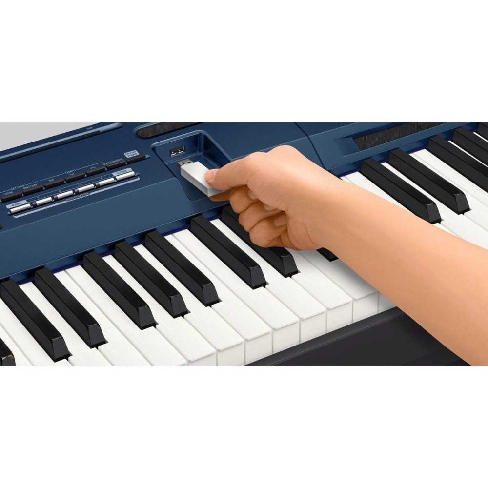 Piano Digital Casio PX560MBE Privia 88 Teclas con USB y Pantalla Tactil Azul