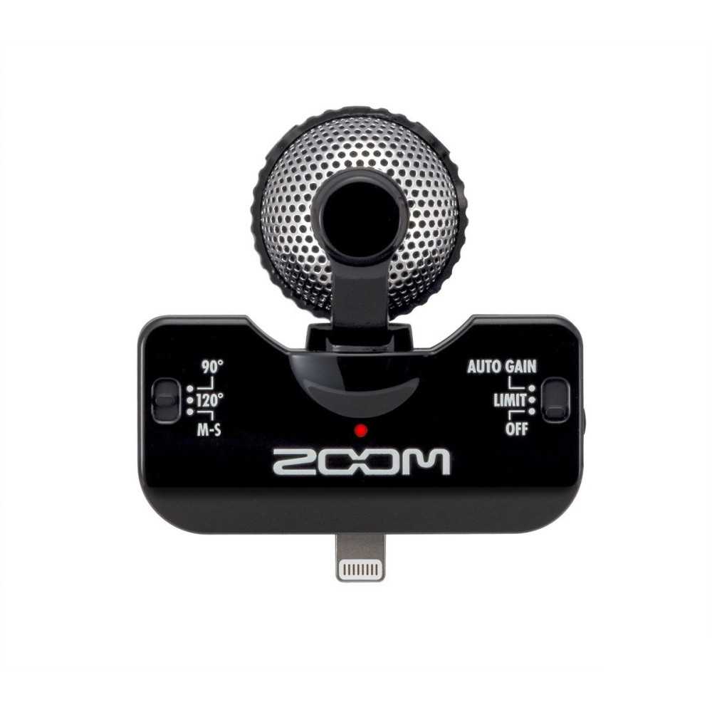 Microfono Zoom Condenser iQ5B Negro Salida auriculares