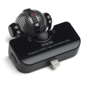 Microfono Zoom Condenser iQ5/B Color Negro